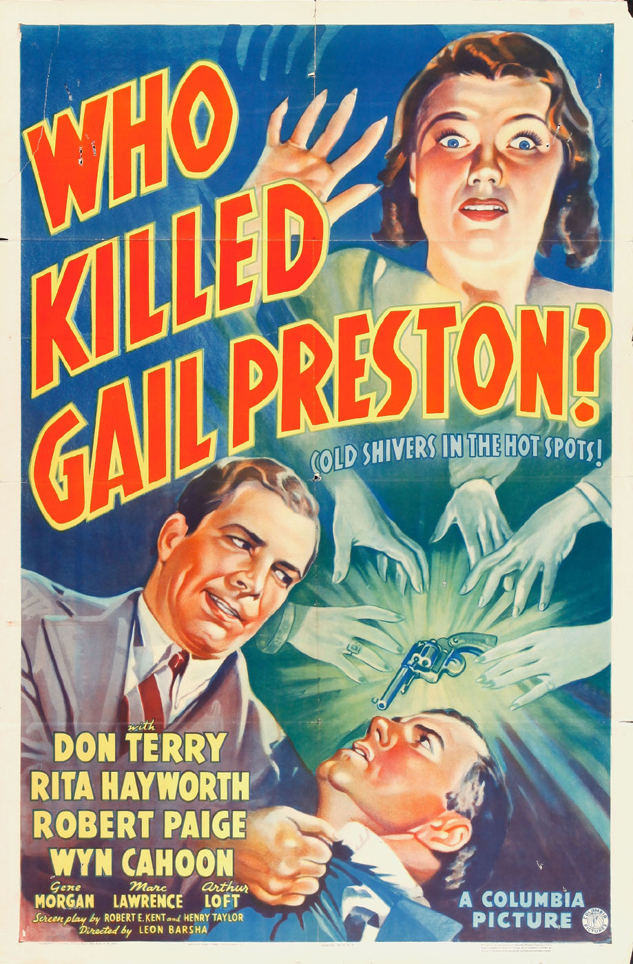 WHO KILLED GAIL PRESTON?